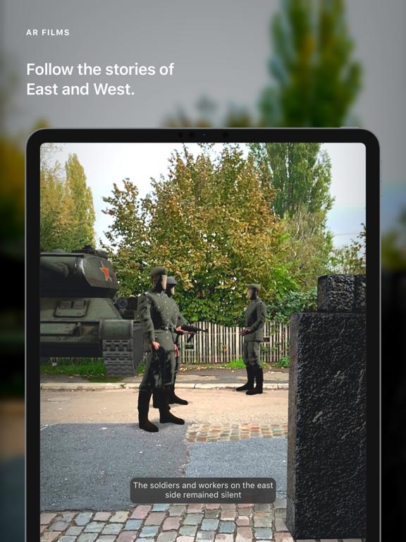 MauAR - Berlin Wall iPad screenshot 4 - Education app