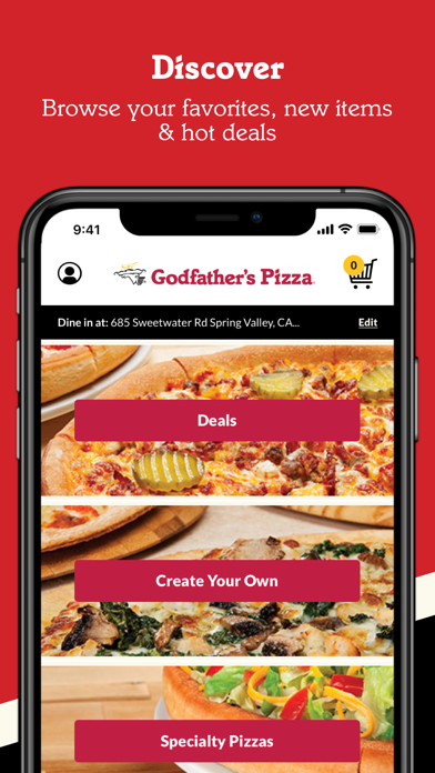 Godfather's Pizza Screenshot
