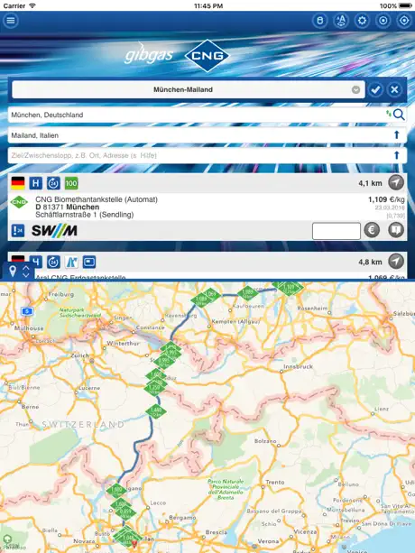 gibgas CNG-App