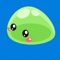 Tap to jump with slime, avoid spikes, collect coins and buy new maps