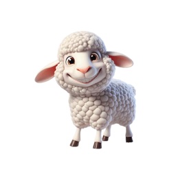 Happy Lamb Stickers