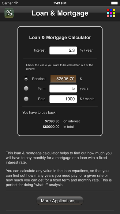 Screenshot #3 pour Loan & Mortgage
