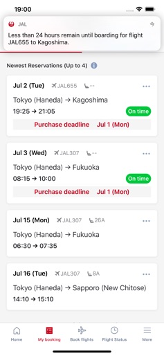 Japan Airlines screenshot 6