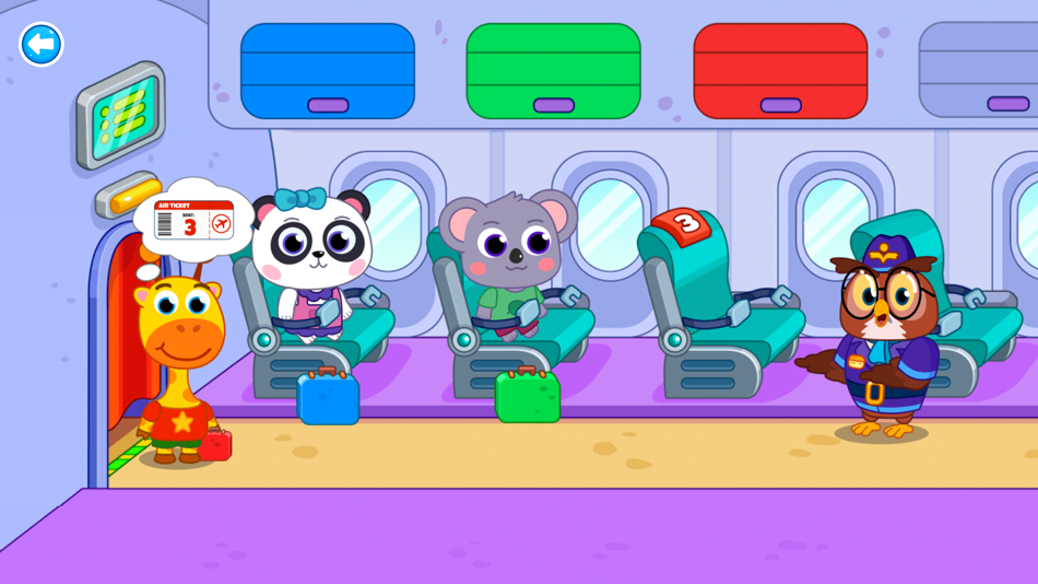 #4. Little Pilot: Airport for Kids (iOS) By: HONESTFOX LDA