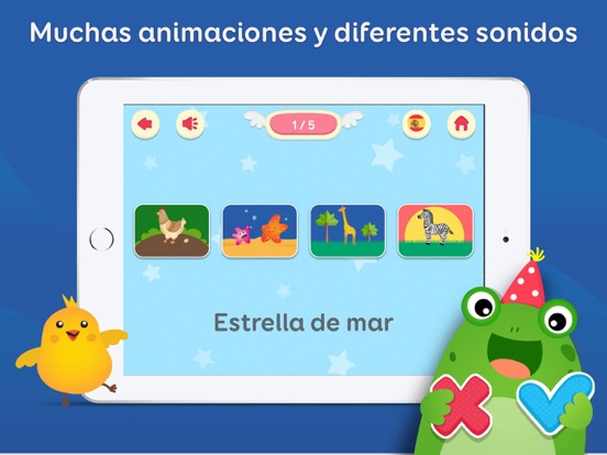 Spanish & English for Kids iPad screenshot 4 - Education app