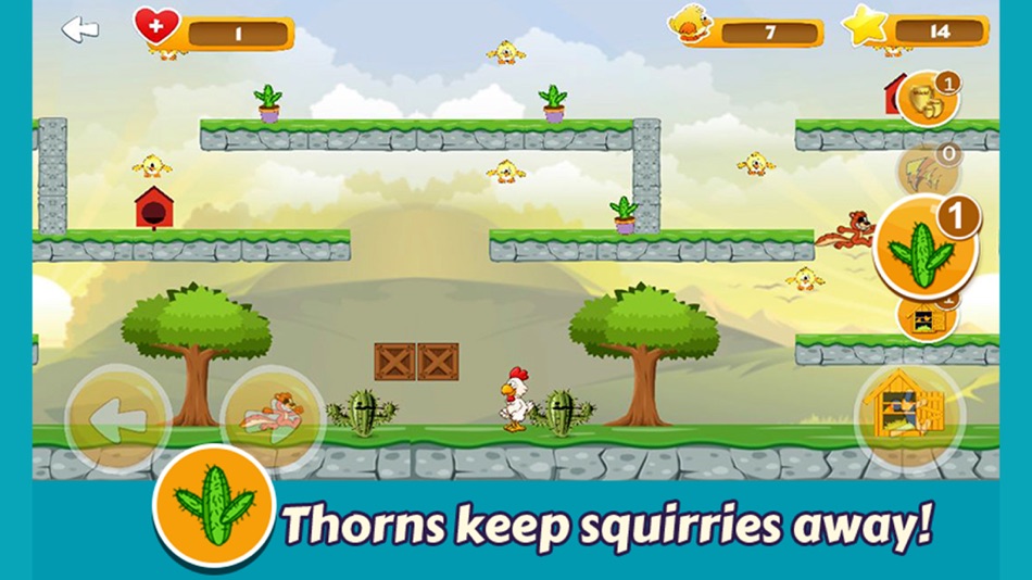 #6. Flicky Chicky: Chicken Run (iOS) โดย: Codematics Services