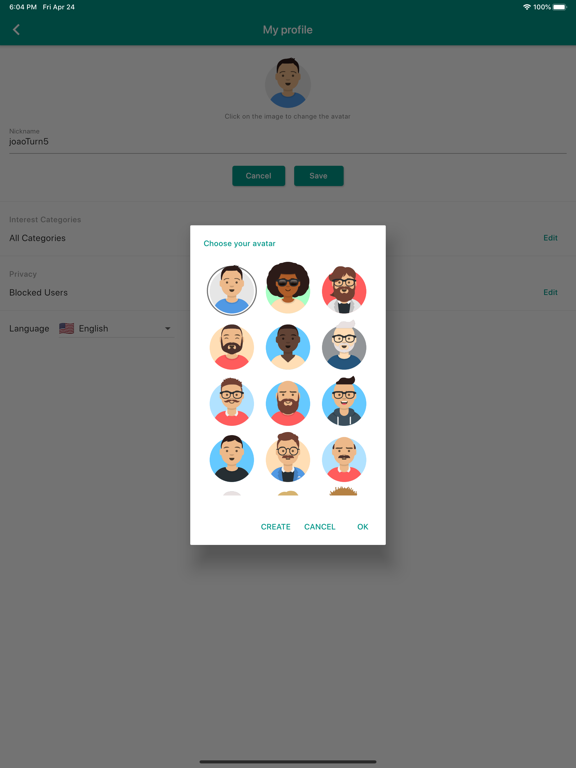 Virtual Friend Shoulder: Vent iPad screenshot 5 - Social Networking app