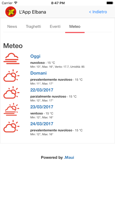L'App Elbana iPhone screenshot 4