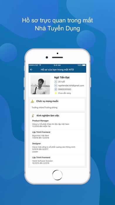 JobsGO: Việc Làm Tìm Đến Bạn iPhone screenshot 4 - Business app