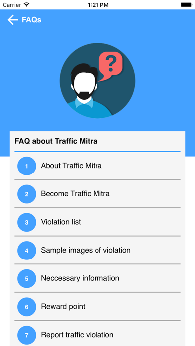 Traffic Prahari iPhone screenshot 5
