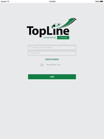 TopLine iPad screenshot