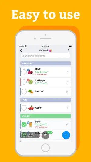 Grocery & Shopping List Pro screenshot 3