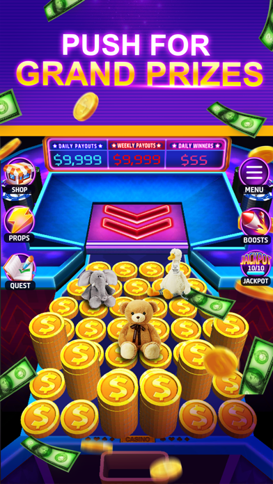 Screenshot #2 pour Cash Pusher:Lucky Coin Casino