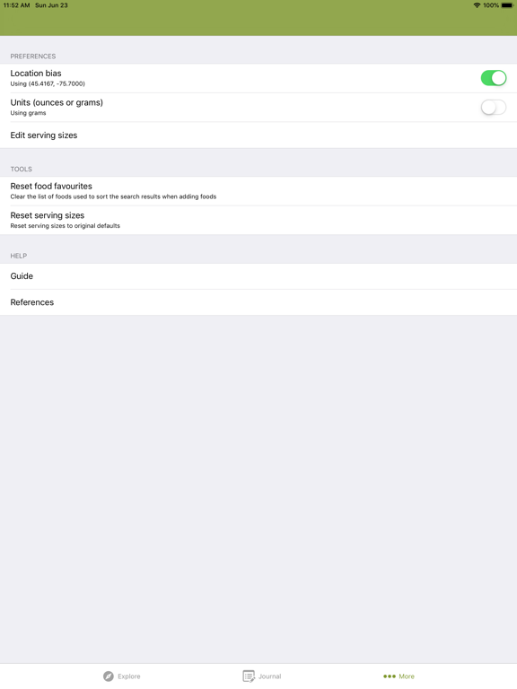 Nickel Navigator iPad screenshot 4 - Health & Fitness app