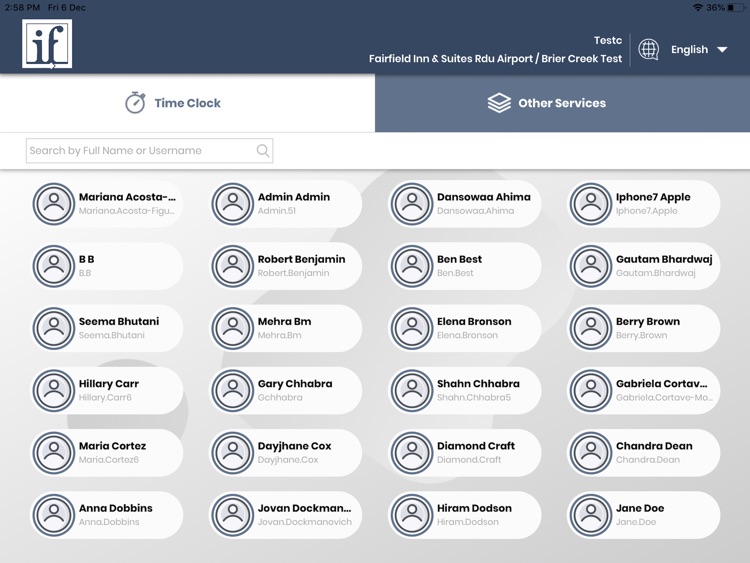Inn-Flow: Time Clock