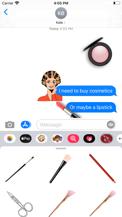 Magic Makeup Stickers Screenshot