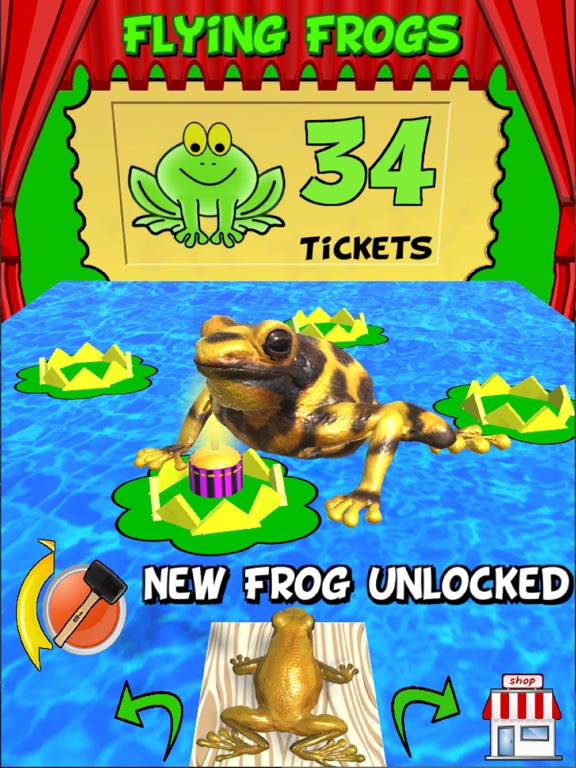 Flying Frogs iPad screenshot