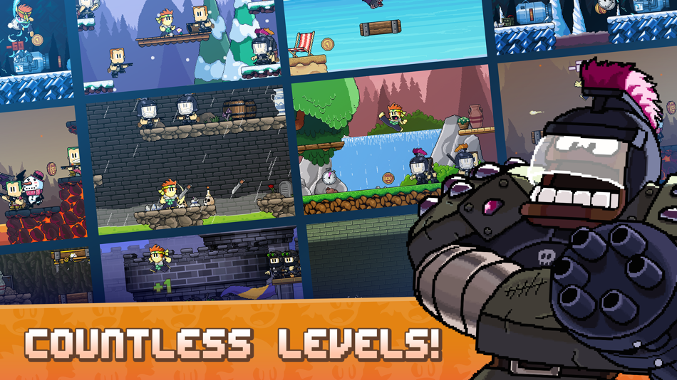 #2. Dan The Man Platformer (iOS) De: Halfbrick Studios