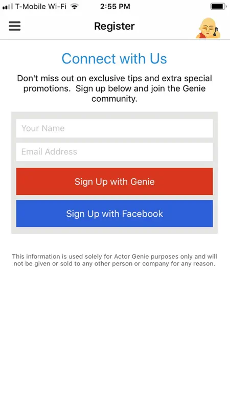 Actor Genie App screenshot 5 of 5