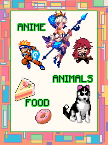 Pixel Art Anime Coloringのおすすめ画像5