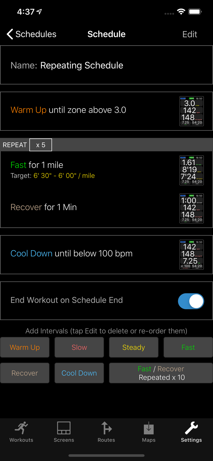 WorkOutDoors screenshot 10