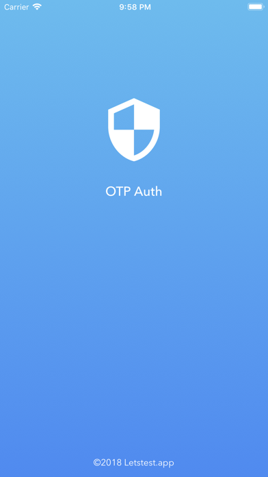 Screenshot #1 pour OTP-Auth