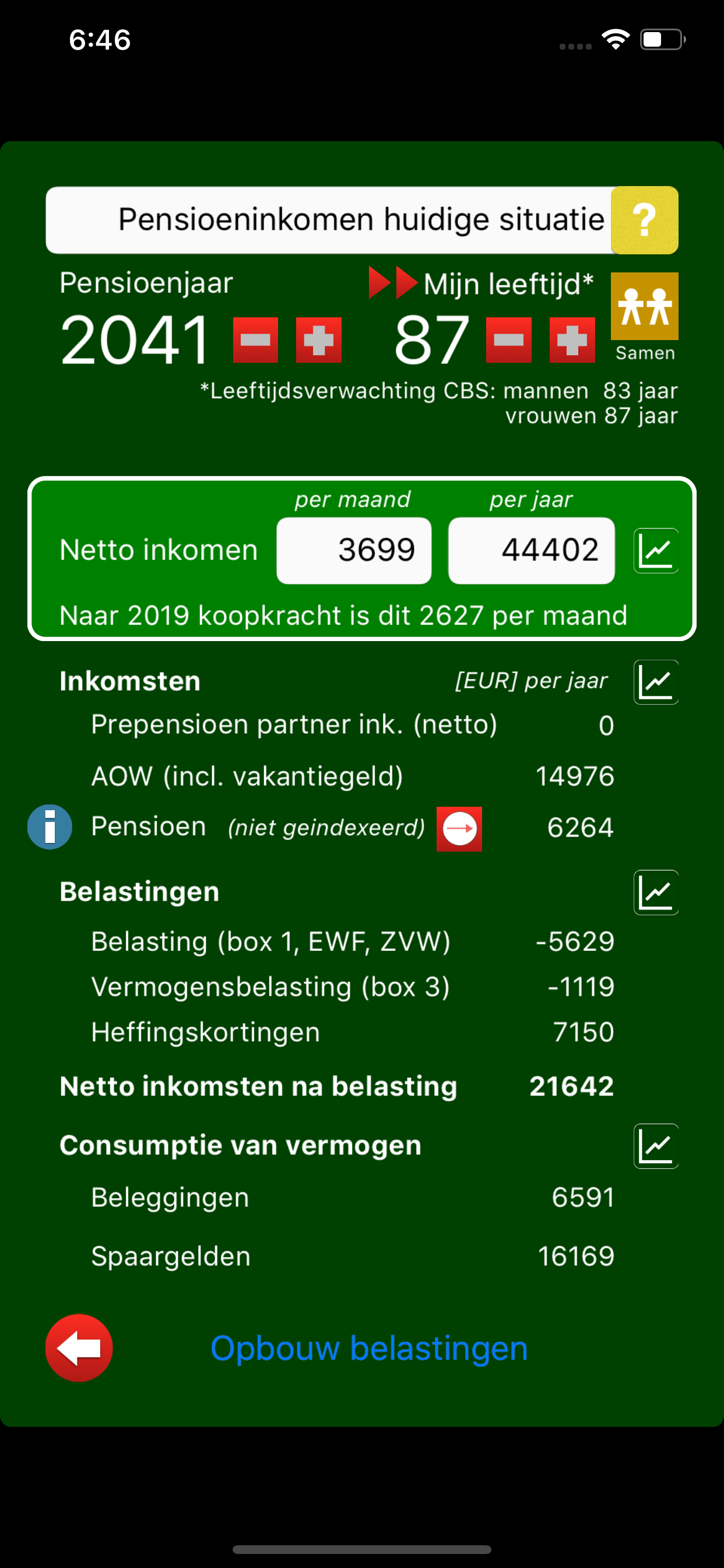 PensioenWijs Lite screenshot 4