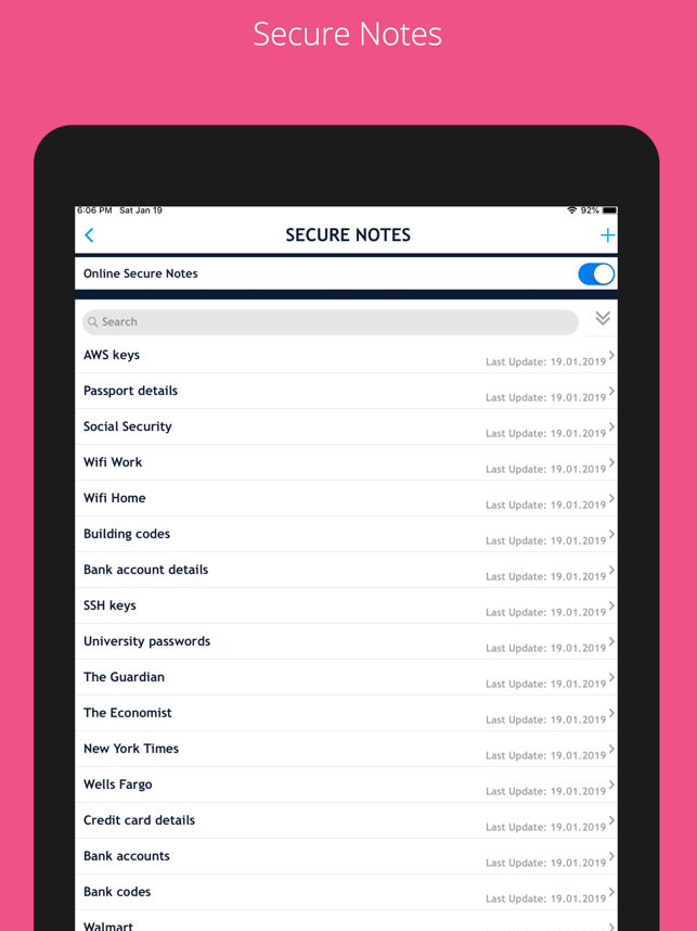 ‎Password Manager Authenticator Screenshot