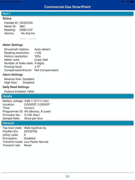 Sensus FieldLogic Tools iPad screenshot 4 - Business app