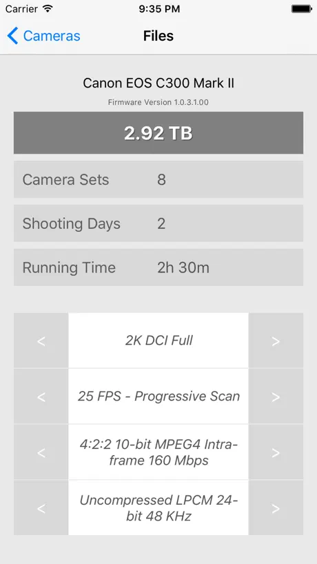 Camera Files
