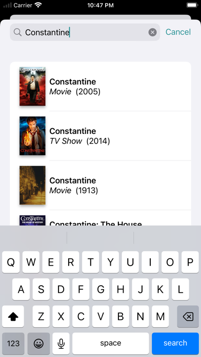 Movie Organizer Screenshot
