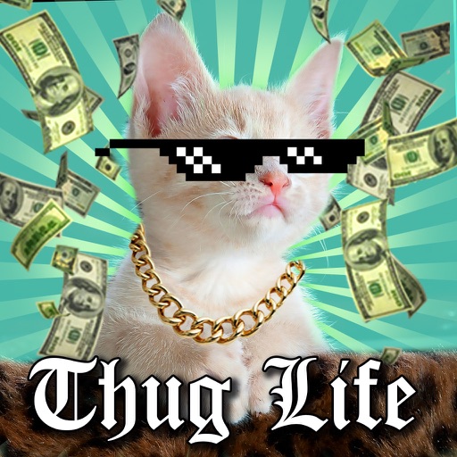 Наклейки для фото Thug Life - Фотопринтеры