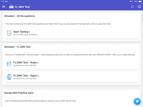 Florida Driving Test