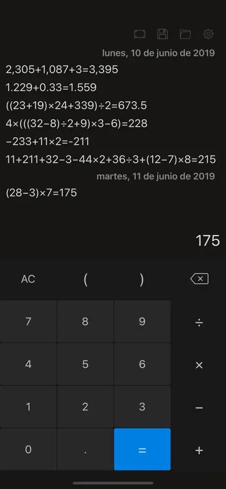 Calculadora - Con Historial