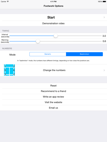 Screenshot #5 pour Badminton Footwork Trainer