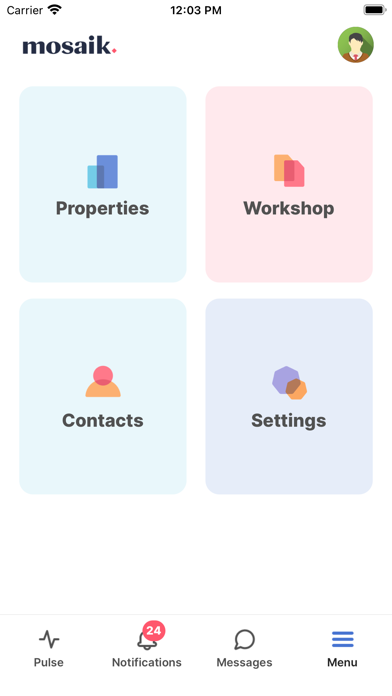 Mosaik.io Screenshot