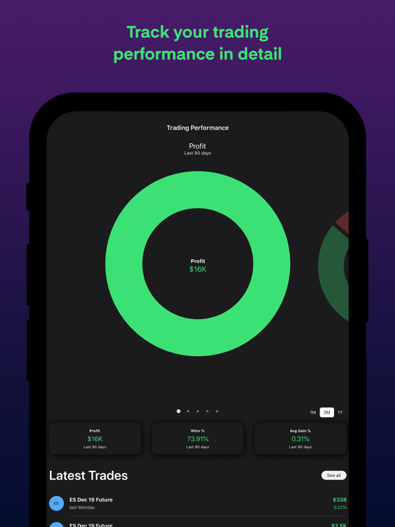 Screenshot #4 pour kinfo - Trading Journal
