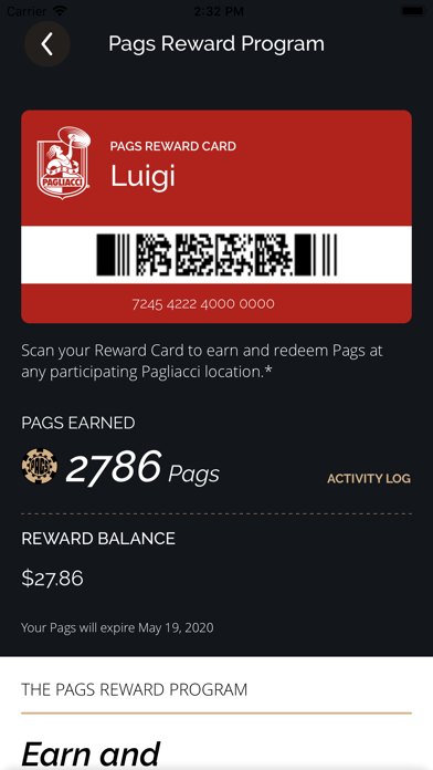 Screenshot 3 of Pagliacci Pizza App