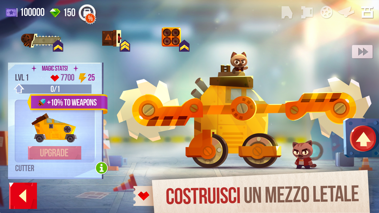 CATS: Crash Arena Turbo Stars iOS Mod IPA screenshot 2 - iOS game interface