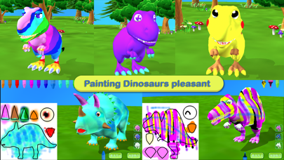 Dinosaur Coloring 3D - AR Cam Screenshot