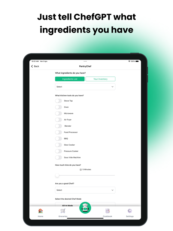 Screenshot #6 pour ChefGPT: AI Meal Plans Tracker
