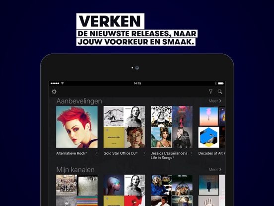 Stingray Music iPad app afbeelding 5