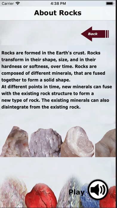 Screenshot #2 pour Kidz Learn Rocks