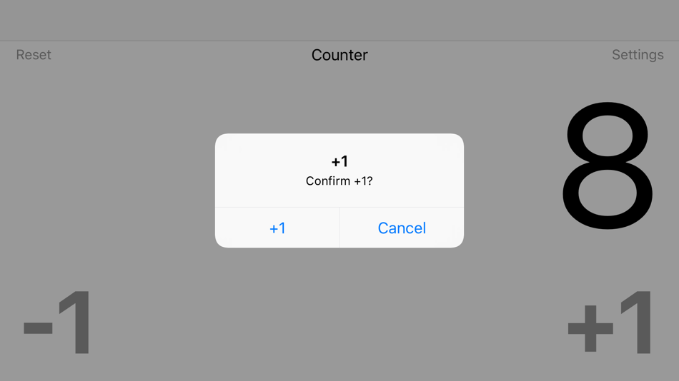#8. Counter 1 (iOS) Podle: Roberto Panetta