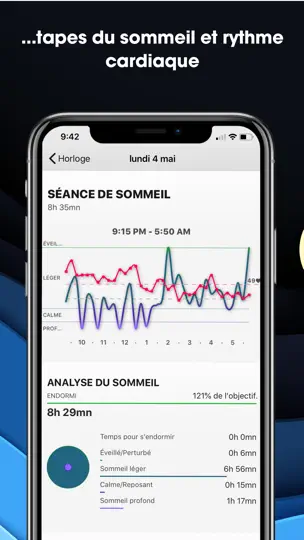 Capture d'écran de AutoSleep - Tracker De Sommeil sur iPhone 8