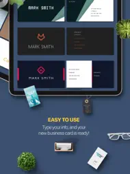 AI Business Card Maker QR ipad bilder 1