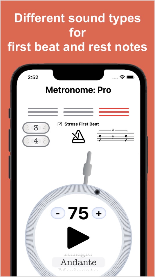 #4. Metronome: Pro (iOS) 由: Kesifler Dunyasi Ltd.