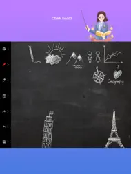 Blackboard-Chalk writing board ipad bilder 0