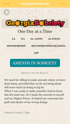 AA Big Book and More screenshot 4