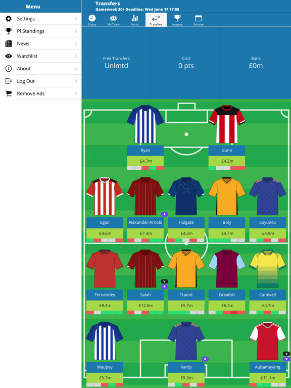Fantasy Football Controller iPad screenshot 5 - Sports app